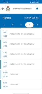 Horario Teléfono 1